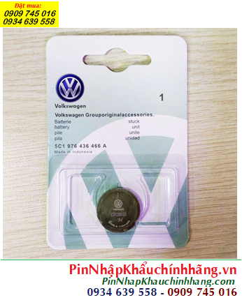 Volkswagen CR2032, Pin Remote Ôtô Volkswagen CR2032 lithium 3v chính hãng